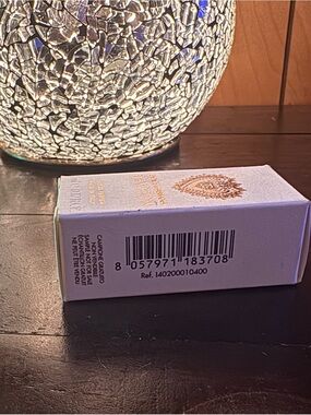 Luxury White Home Accent Box with Gold Crest - New In Box